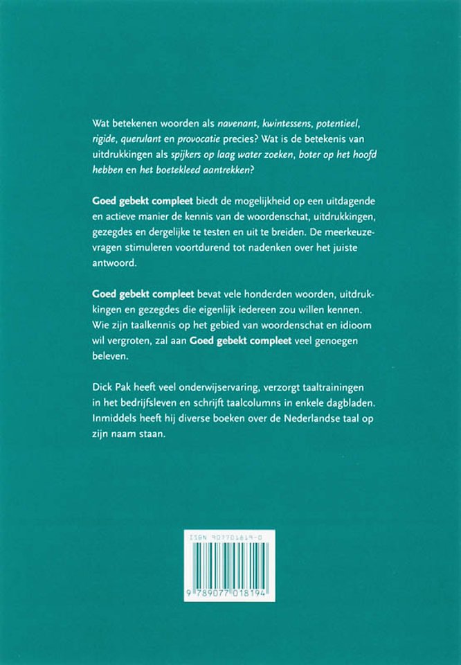 Goed gebekt