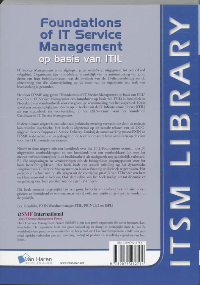 Foundation of IT Service Management op basis van ITIL 5e druk