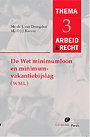 De Wet minimumloon en minimumvakantiebijslag (WML) De Wet minimumloon en minimumvakantiebijslag (WML)