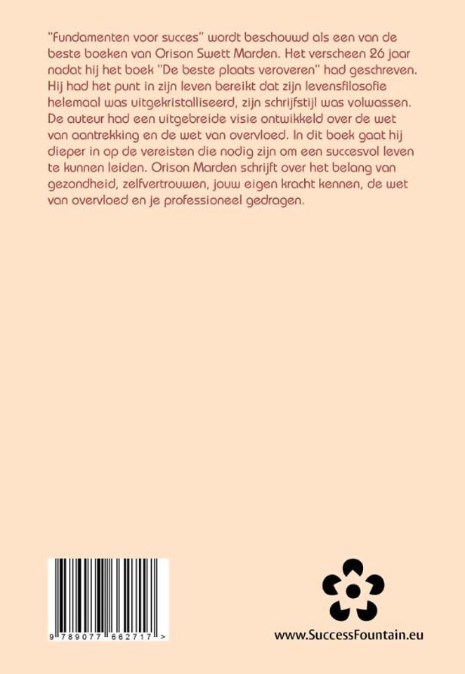 Fundamenten voor succes