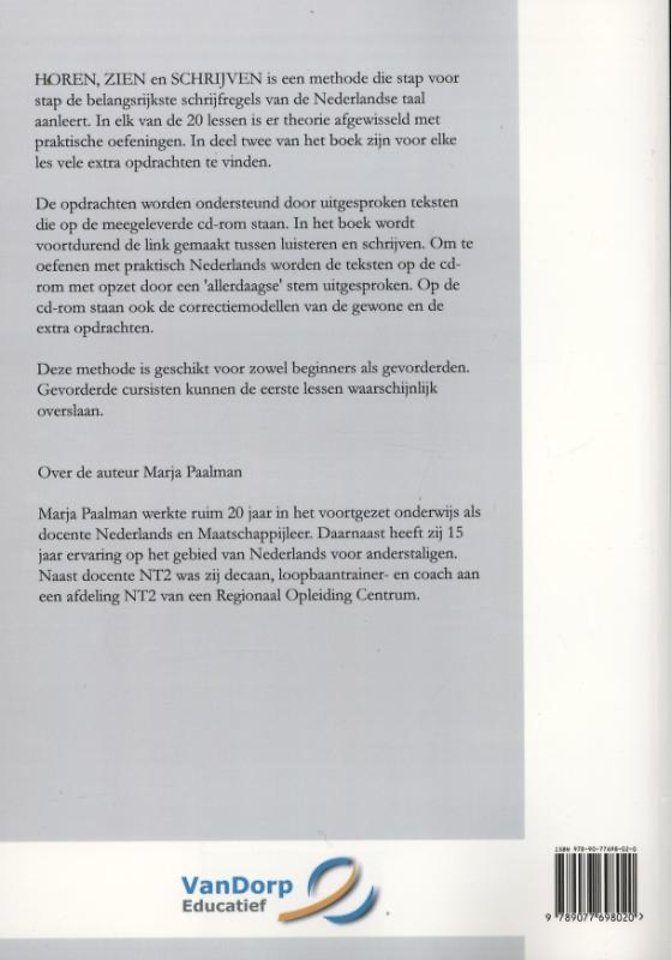 Horen, zien en schrijven