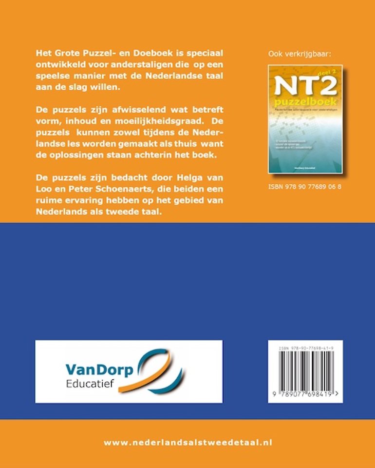 Het grote puzzel- en doeboek voor anderstaligen