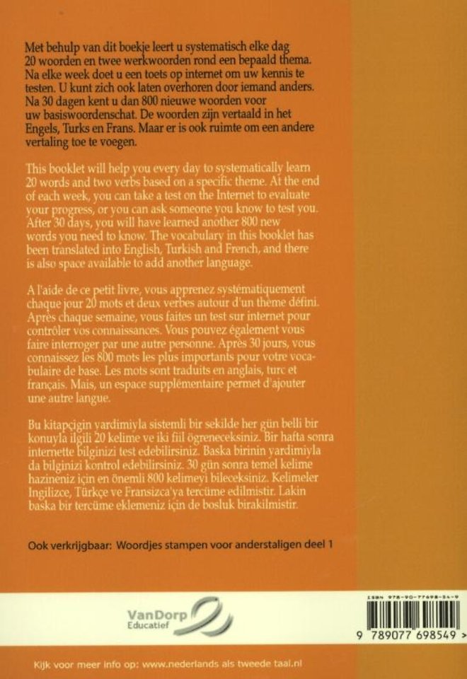 Woordjes stampen voor anderstaligen 2