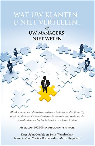 Wat uw klanten u niet vertellen... en uw managers niet weten