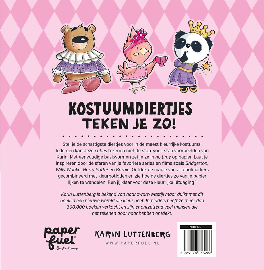 Kostuumdiertjes teken je zo!
