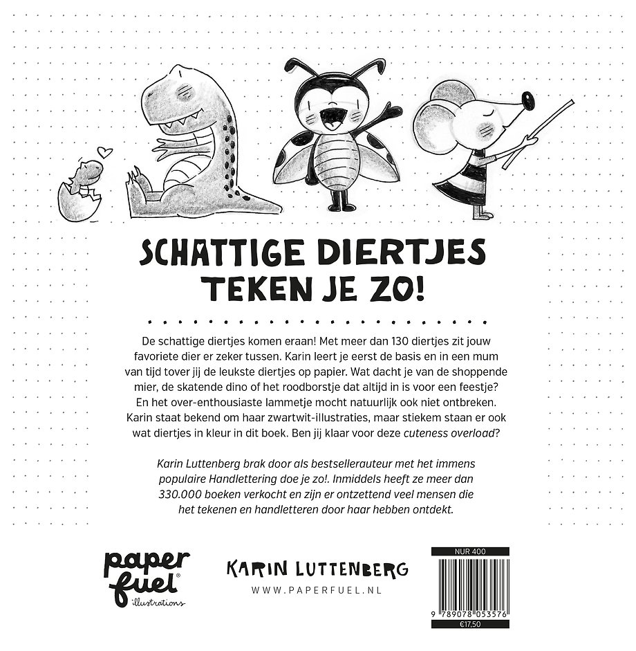 Schattige diertjes teken je zo!