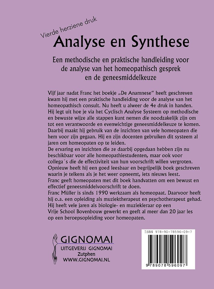 Analyse en Synthese