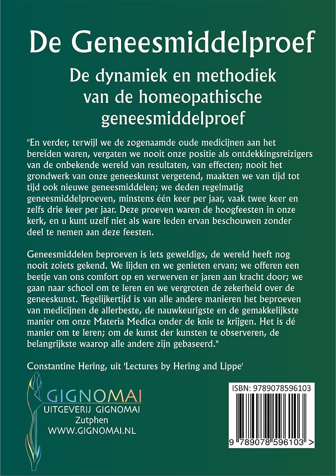 De geneesmiddelproef