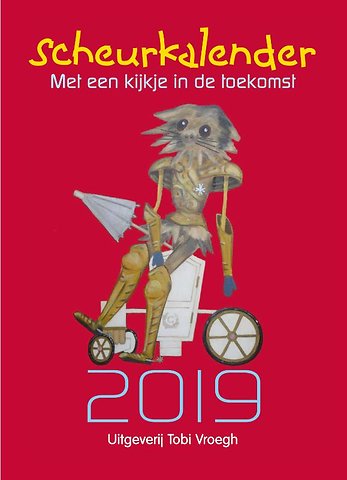 Scheurkalender met een kijkje in de toekomst 2019