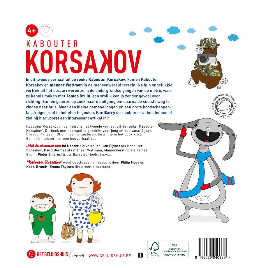 Kabouter Korsakov in de metro