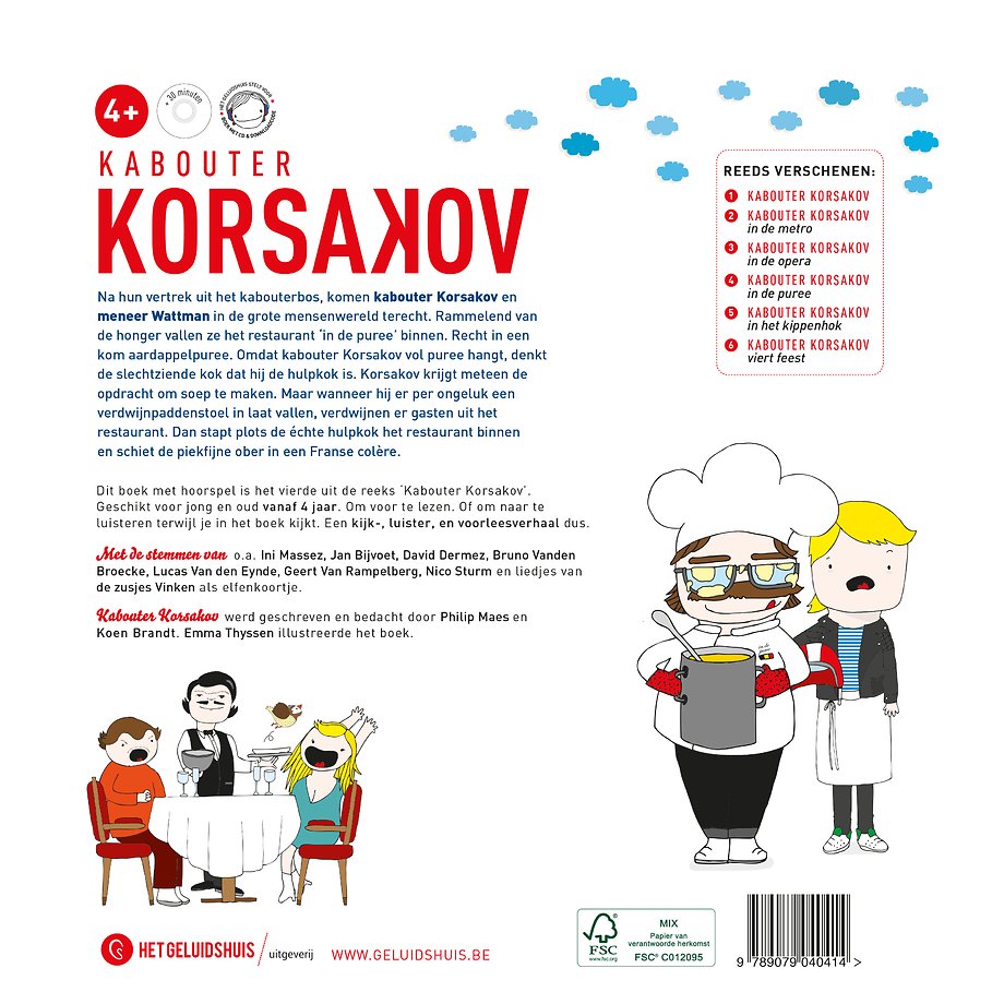 Kabouter Korsakov in de puree