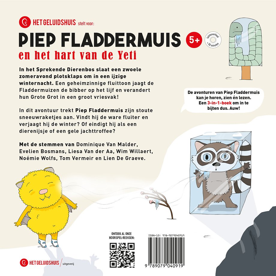Piep Fladdermuis en het hart van de Yeti