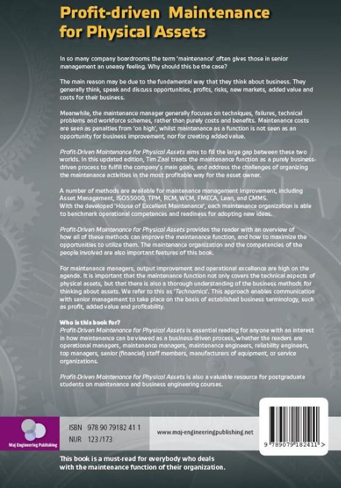 Profit-driven maintenance for physical assets