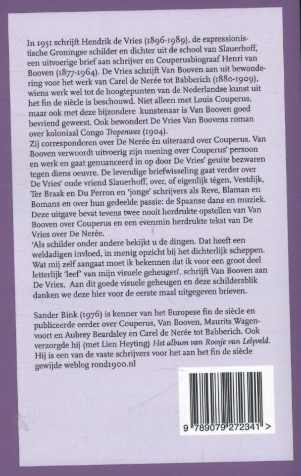 Briefwisseling Henri van Booven en Hendrik de Vries