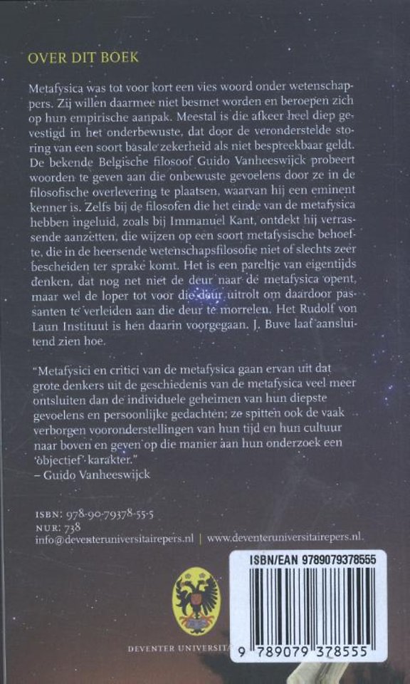 Over de metafysische behoefte in de mens