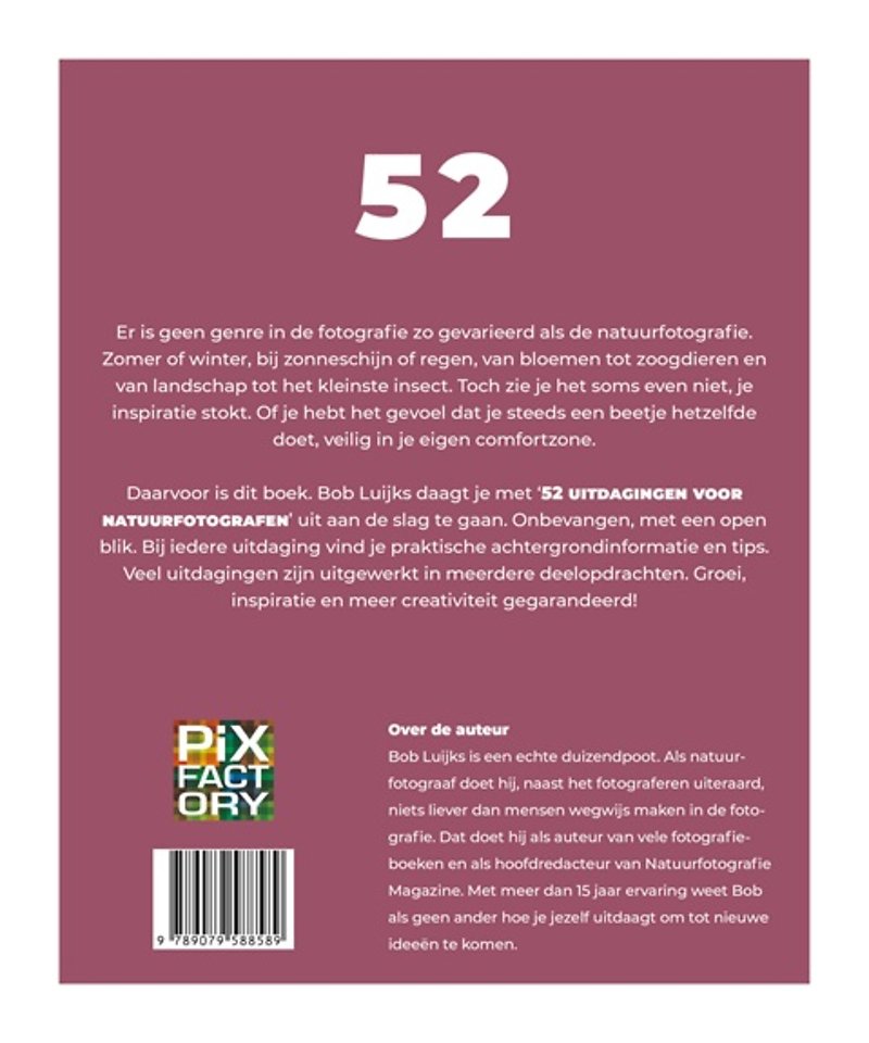 52 uitdagingen voor natuurfotografen