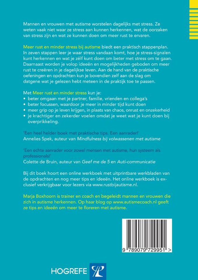 Meer rust en minder stress bij autisme