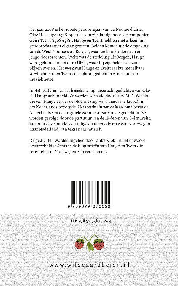 Het roestbruin van de hemelrand