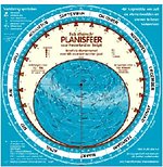 Planisfeer voor Nederland en Belgie