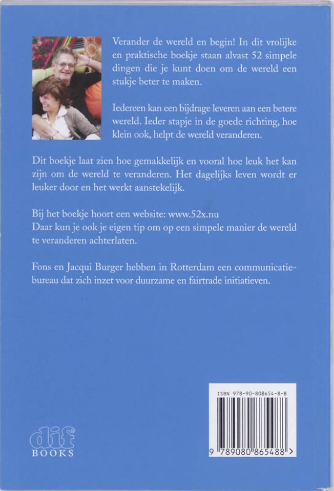 52 simpele manieren om de wereld te veranderen
