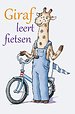 Giraf leert fietsen