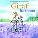 Giraf leert fietsen