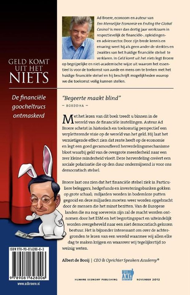 Geld komt uit het niets