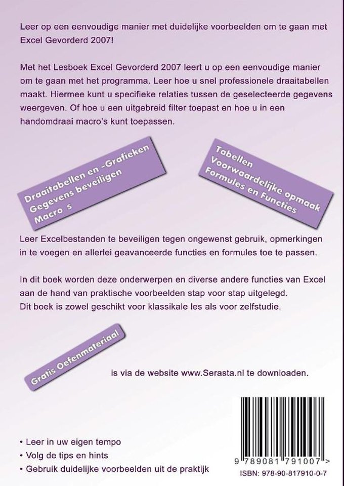 Excel 2007 Gevorderd