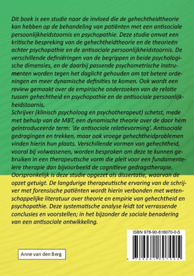 Gehechtheid en antisociale relatievorming