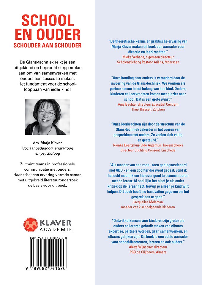 School en ouder schouder aan schouder