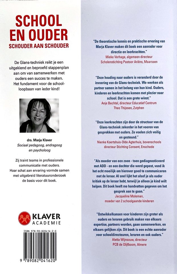 SCHOOL EN OUDER SCHOUDER AAN SCHOUDER