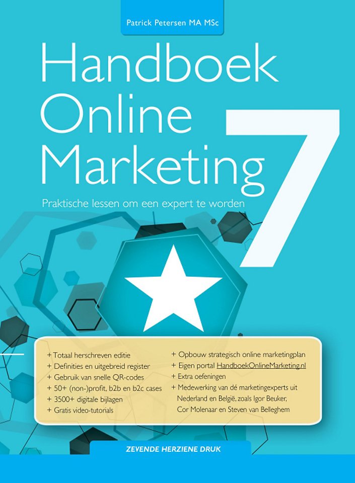 Druipend Controle pen Handboek Online Marketing 7 + gratis tutorials #HOM7 door Patrick Petersen  - Managementboek.nl