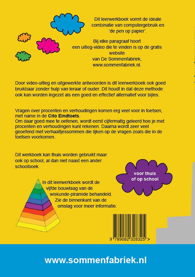 Procenten en verhoudingen groep 7 & 8 Leerwerkboek