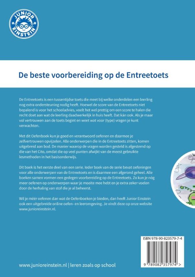 Entreetoets oefenboek 1 Gemengde opgaven voor groep 7 Opgaven voor rekenen en taal