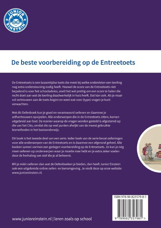 Entreetoets oefenboek Deel 2 - Gemengde opgaven - Groep 7 Opgaven voor rekenen en taal