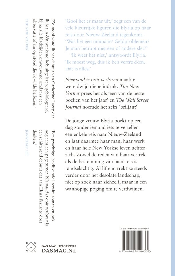 Niemand is ooit verloren