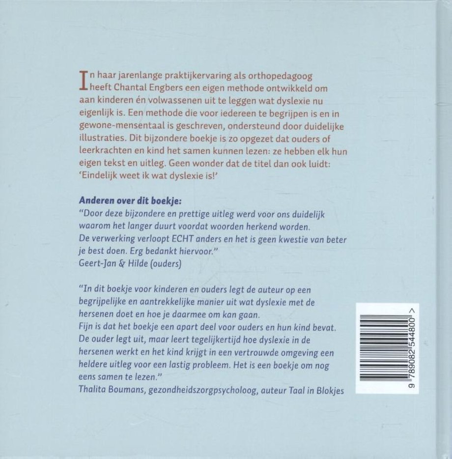 Nu weet ik eindelijk wat dyslexie is