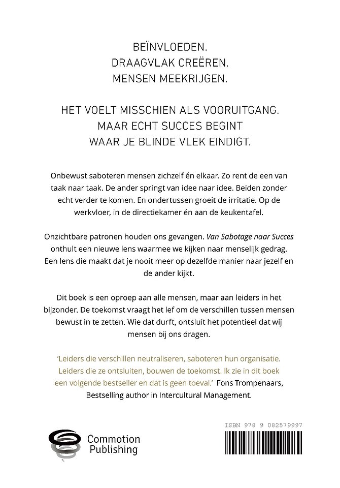 Van Sabotage naar Succes