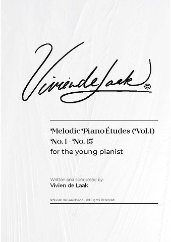 Vivien de Laak Melodic Piano Études For The Young Pianist (Vol. 1)