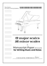 Piano Scales with Music Writing Notebook