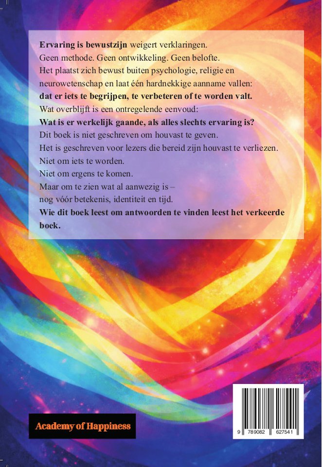 Ervaring is bewustzijn
