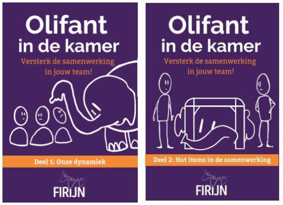 zwaan Door Handel Olifant in de kamer - set Deel 1 + 2 door Léonie van Rijn -  Managementboek.nl