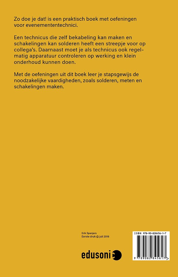 Zo doe je dat! Onderhoudsopdrachten voor evenemententechniek