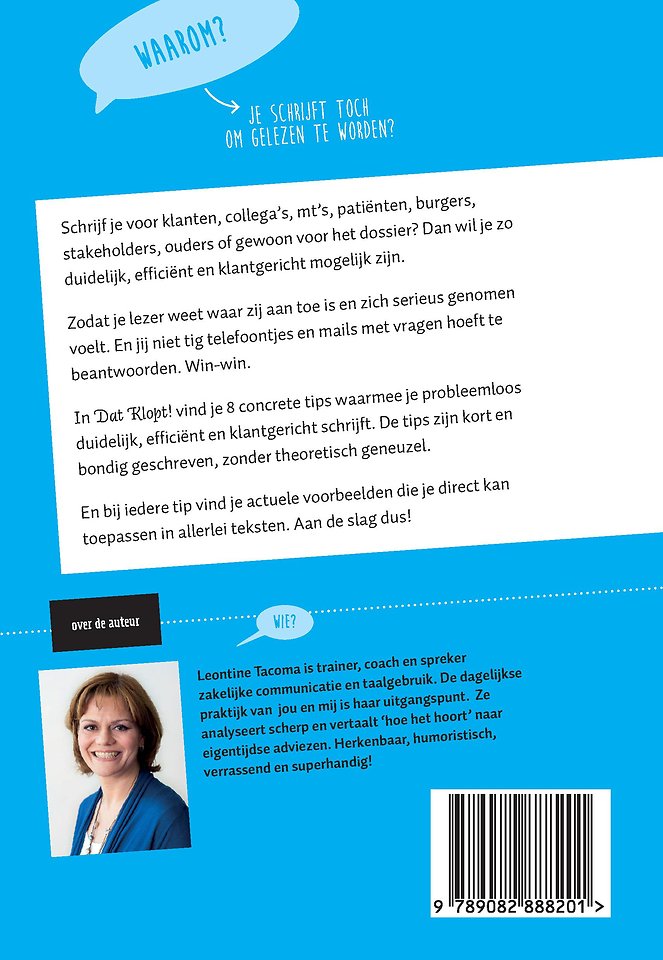 Dat klopt!