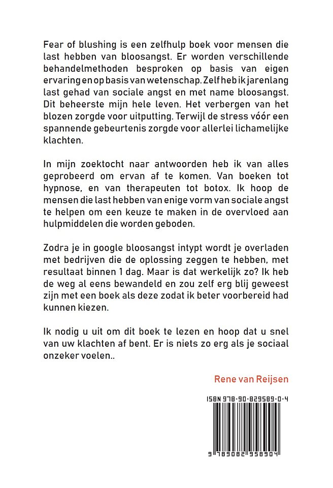 Fearofblushing: Bloosangst