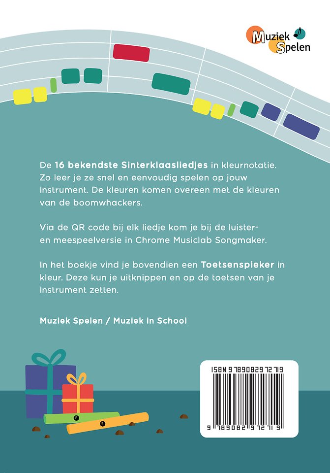 Sinterklaasliedjes in kleurnotatie