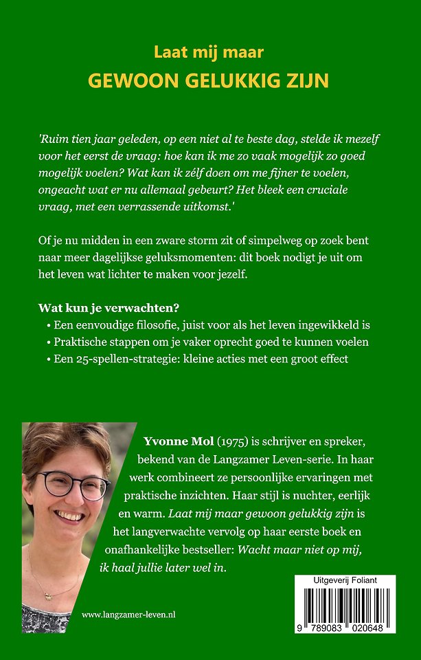 Laat mij maar gewoon gelukkig zijn