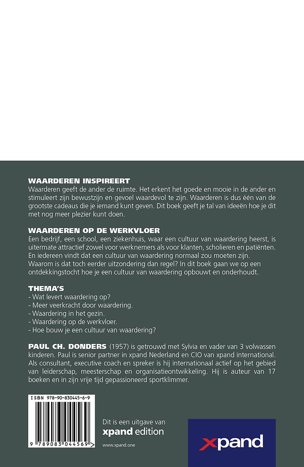 Waardering