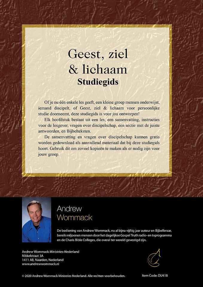Geest, ziel & lichaam Studiegids
