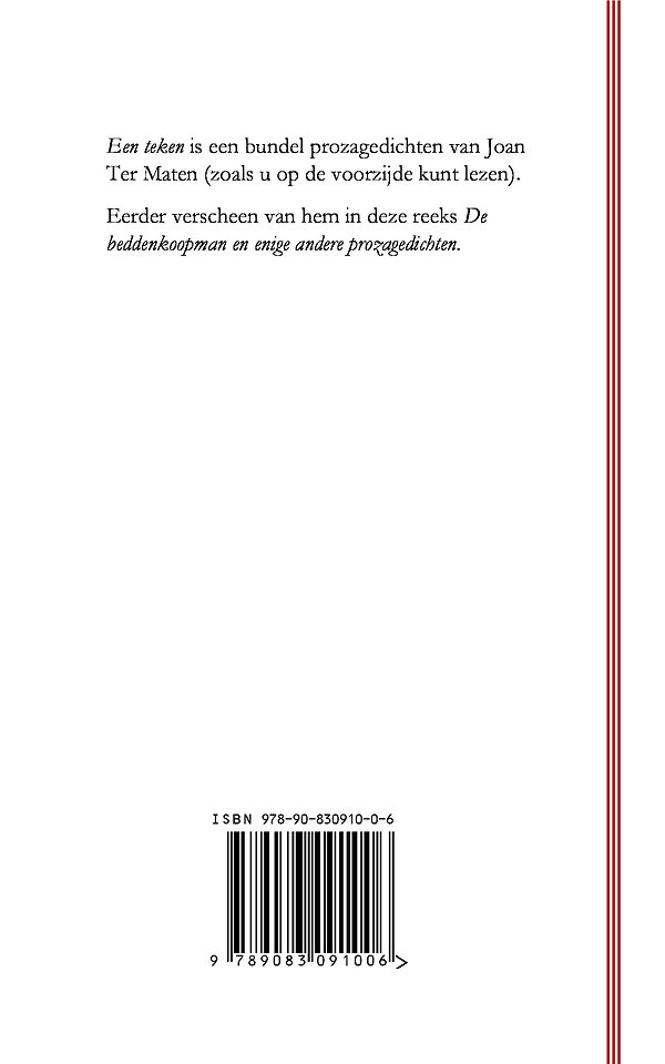 Een teken
